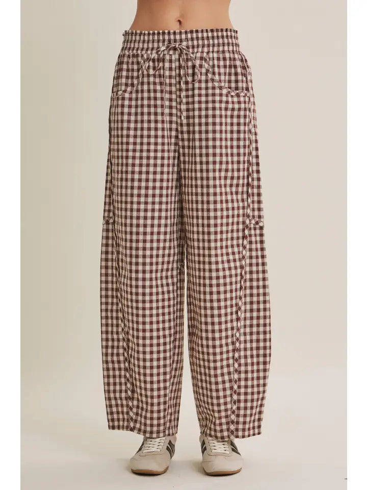 Carrie Gingham Pants