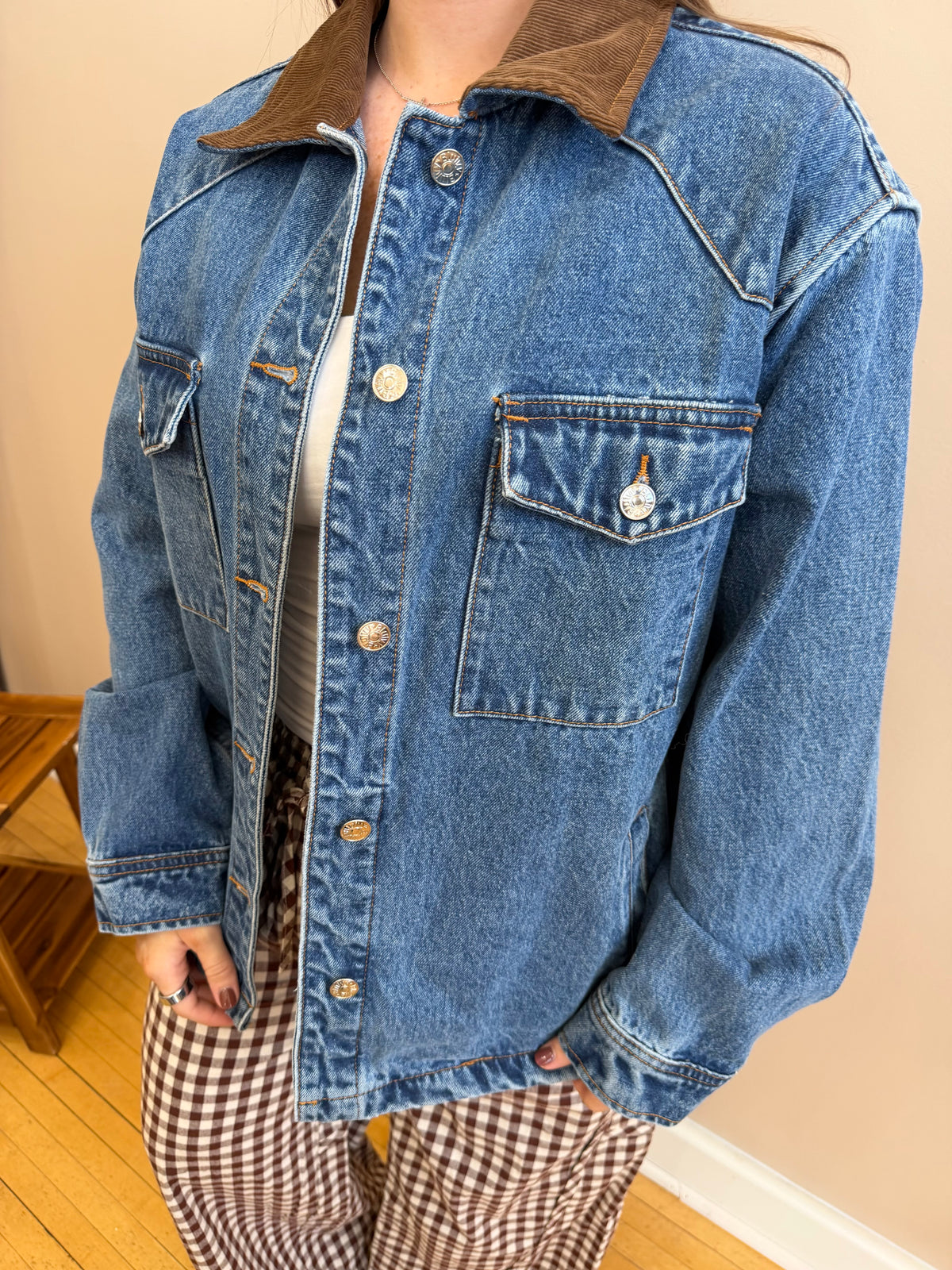 Denim Corduroy Jacket