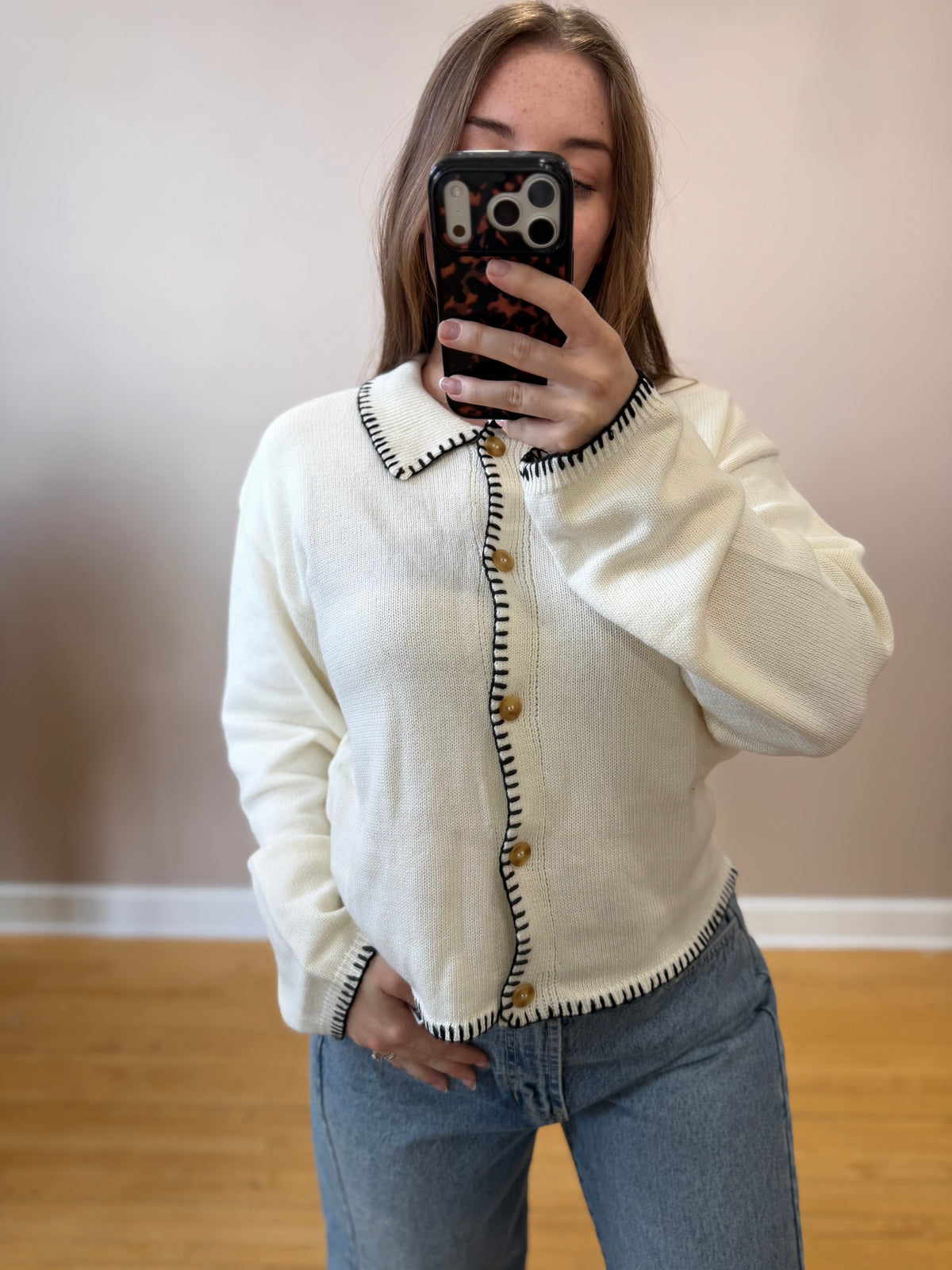 Tori Collared Cardigan