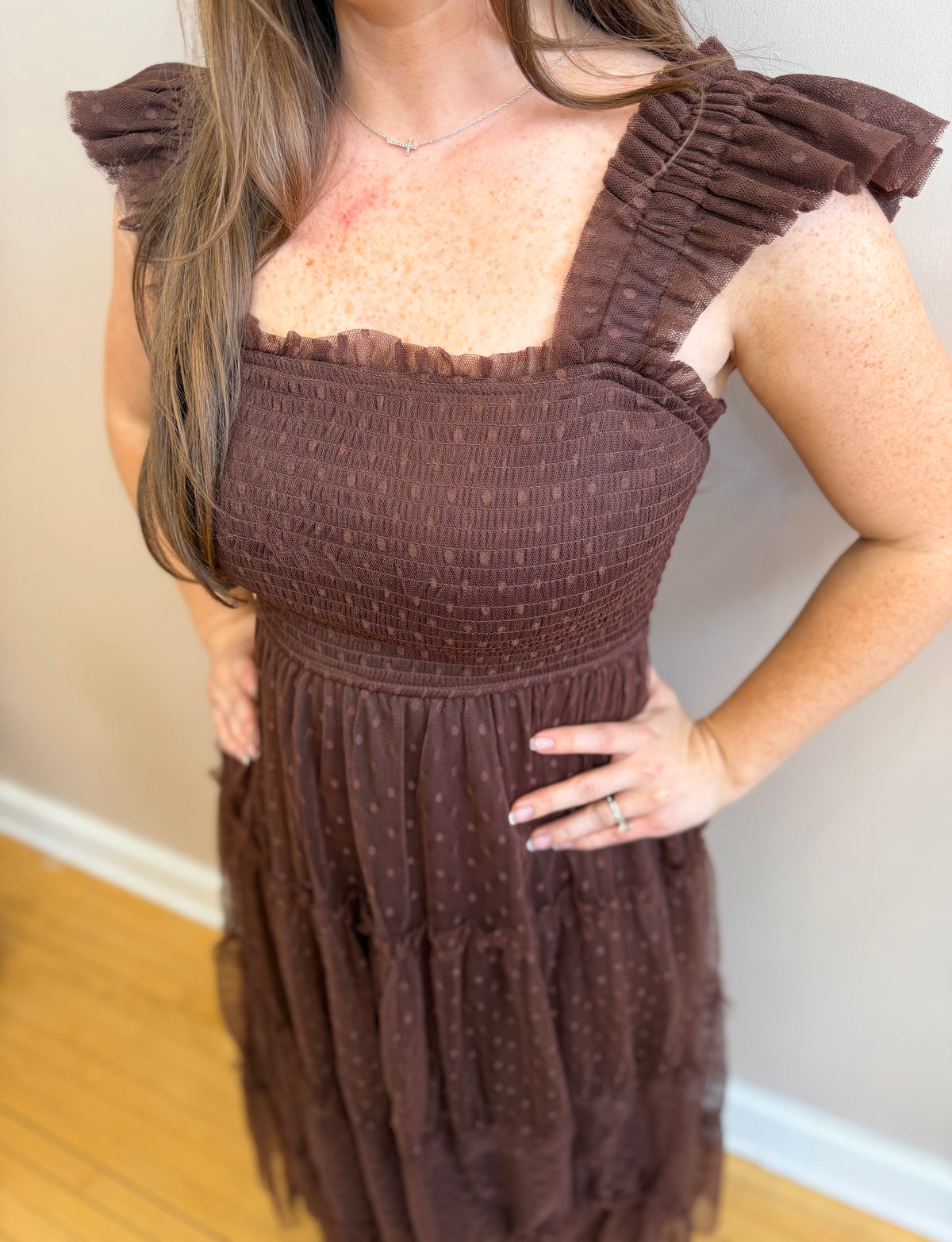 Bella Smocked Midi Dress