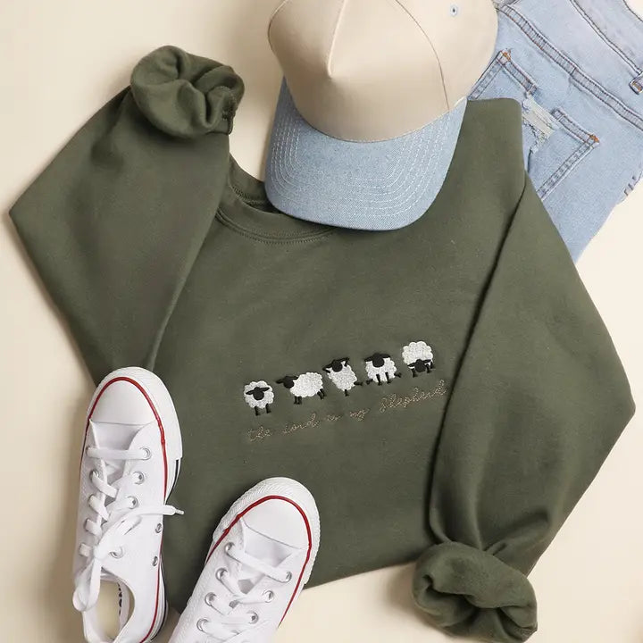 The Lord Is My Shepherd Crewneck