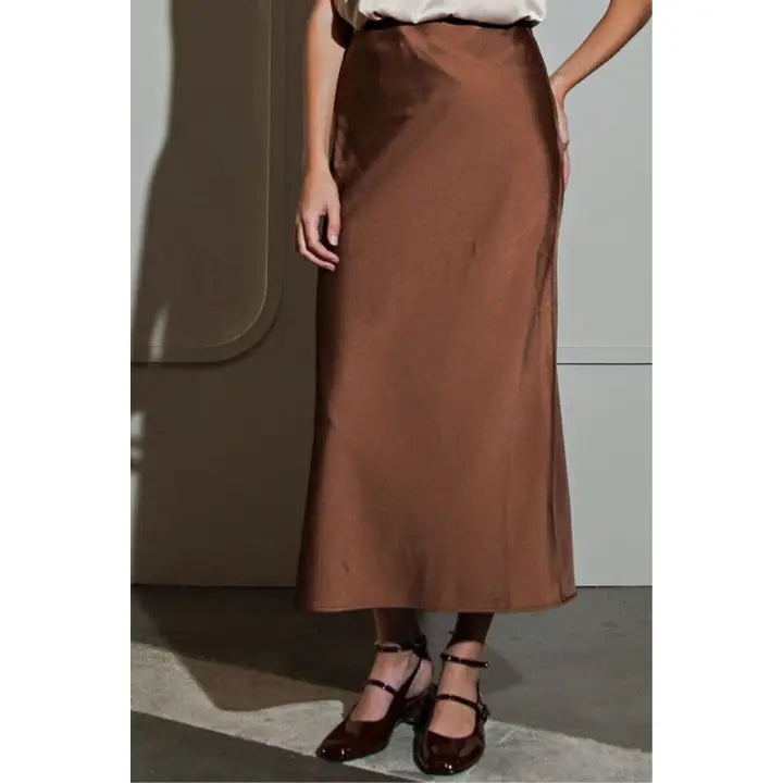 Trista Satin Skirt