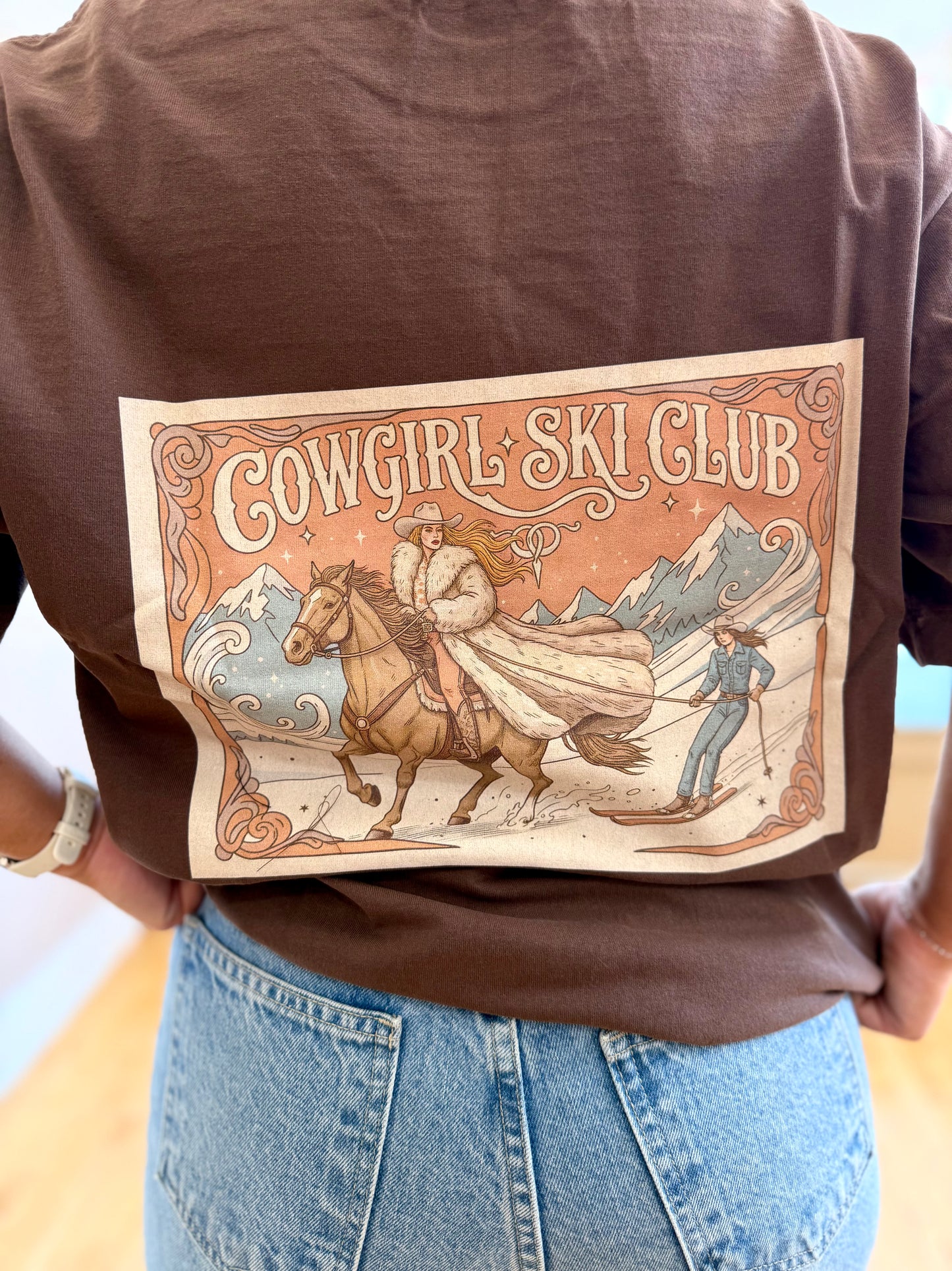 Cowgirl Ski Club Tee