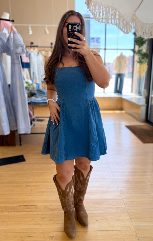 Megan Denim Dress