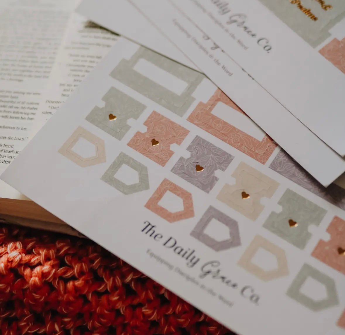 Pastel Floral Bible Tabs