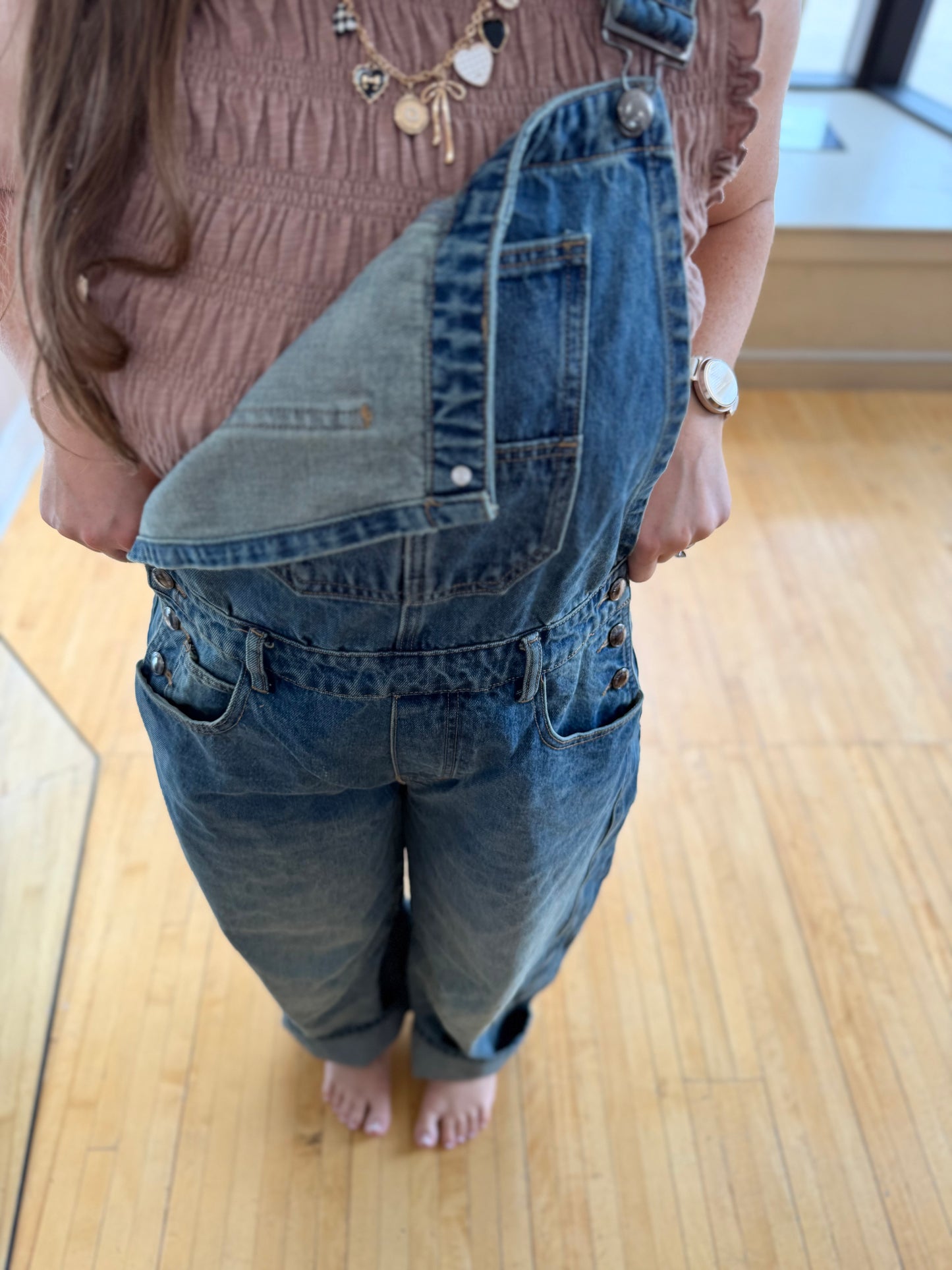 Denim Overalls