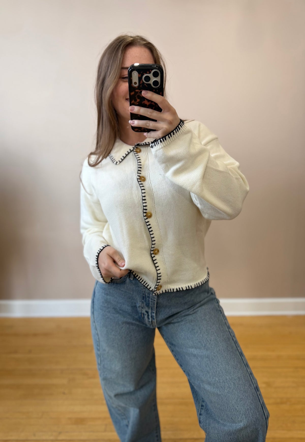 Tori Collared Cardigan