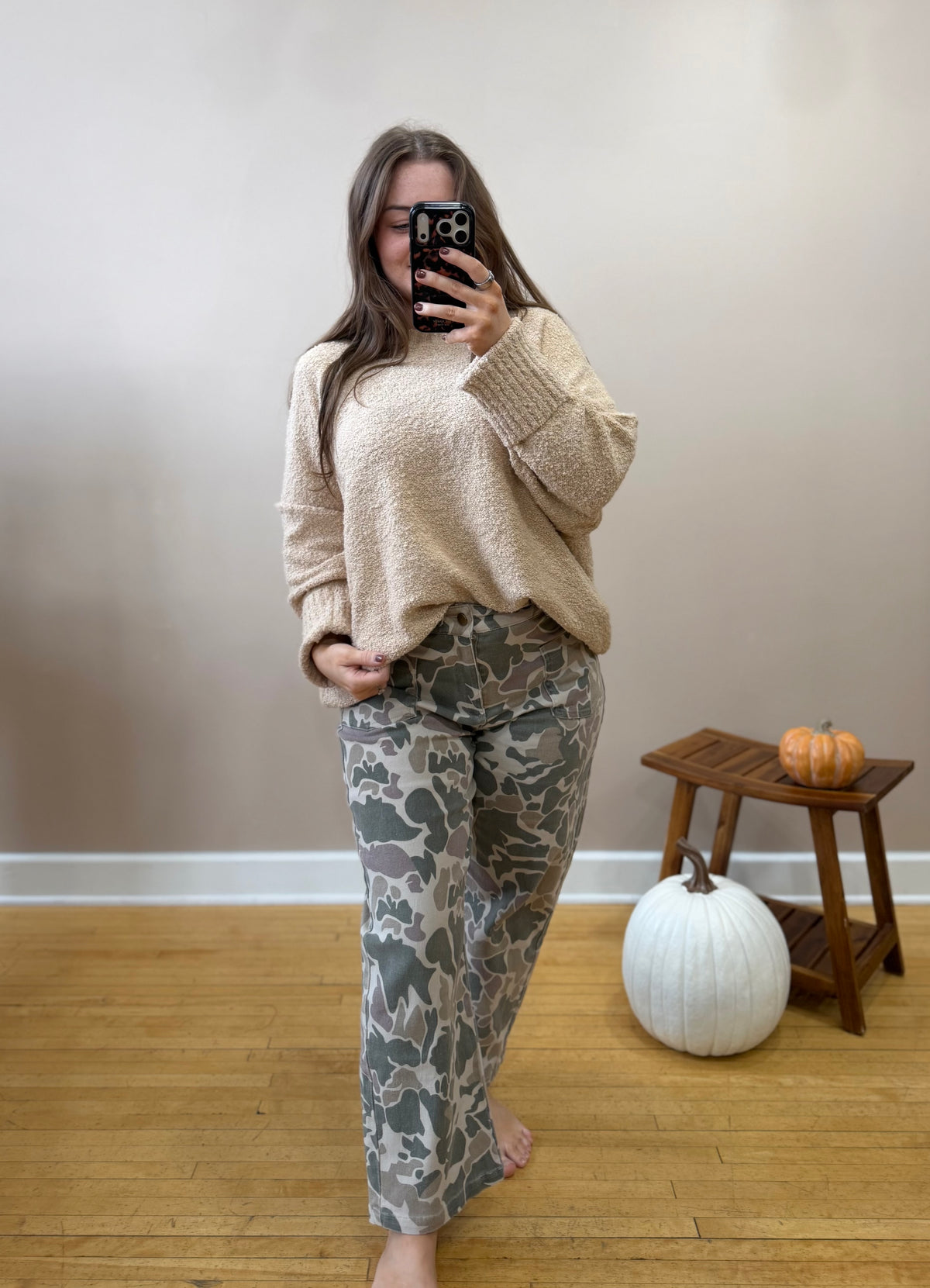 Camo Denim Pants