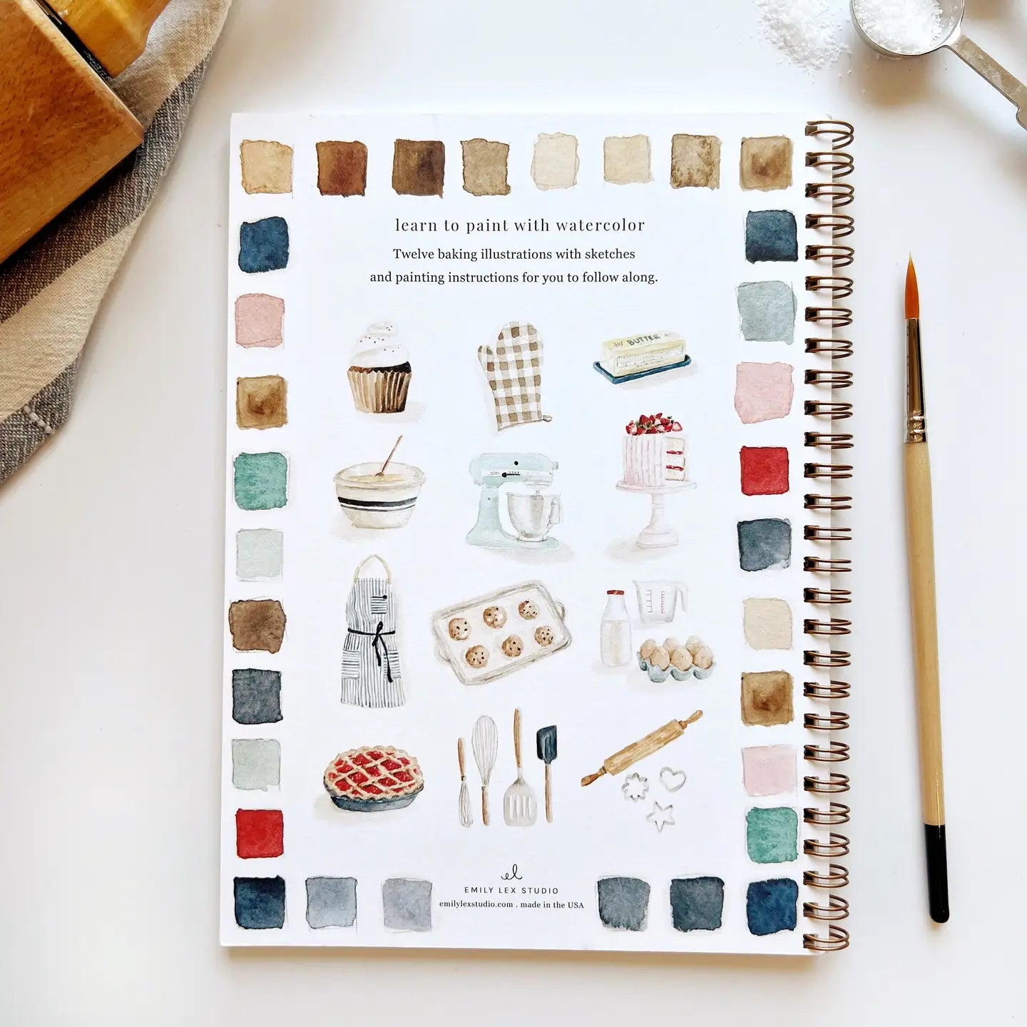 Baking Watercolor Book