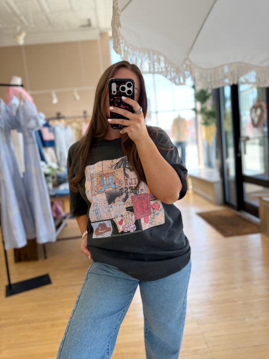 Cowboy Stamp Tee