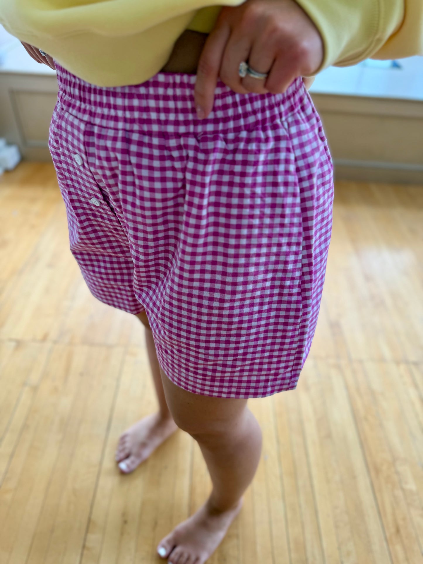Gingham Boxer Shorts