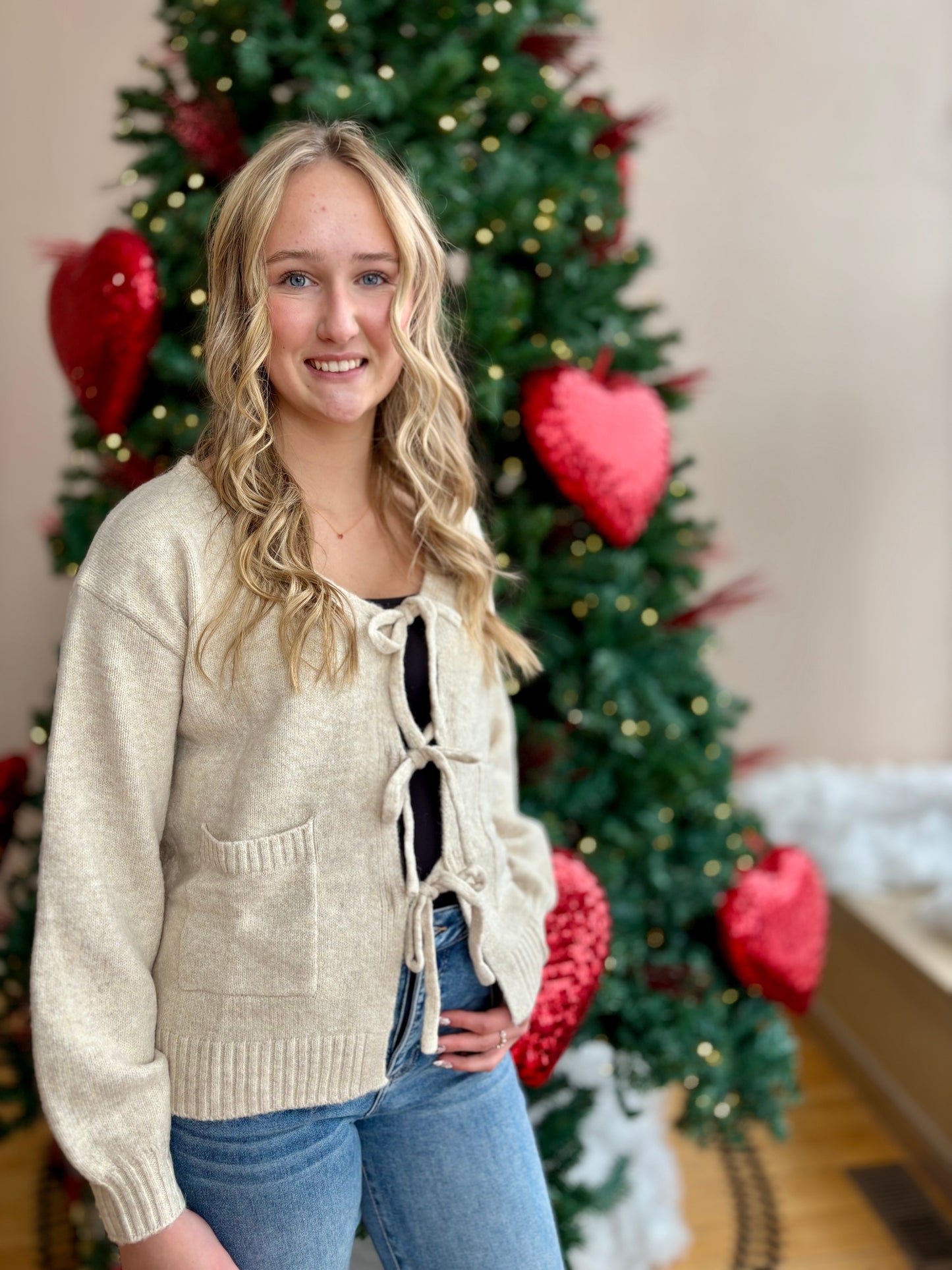 Vanessa Tie Cardigan