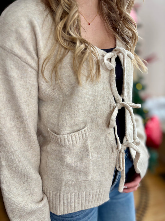Vanessa Tie Cardigan