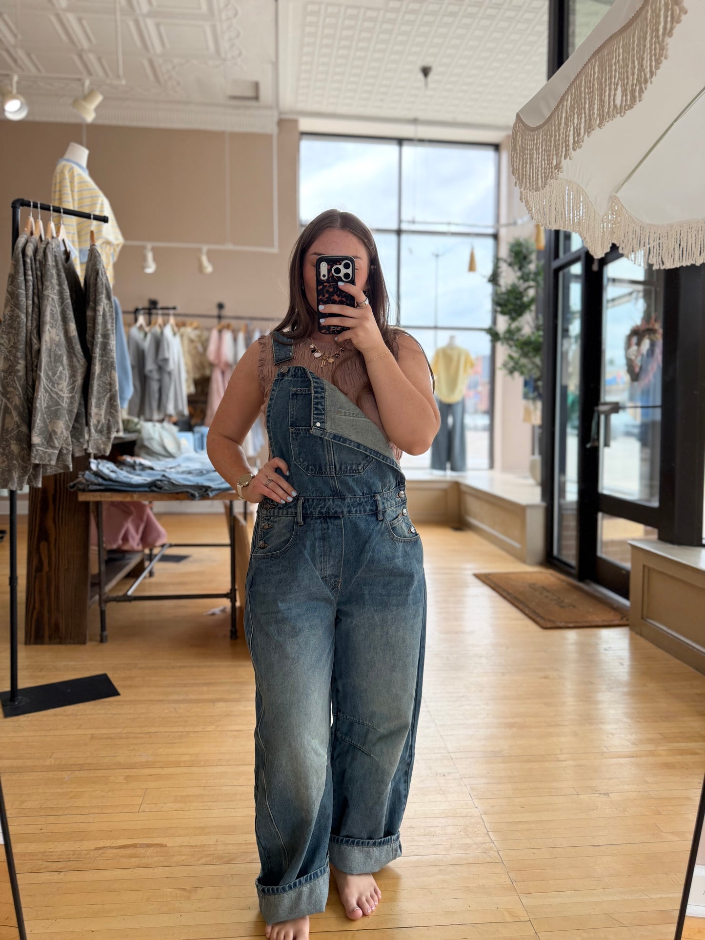 Denim Overalls