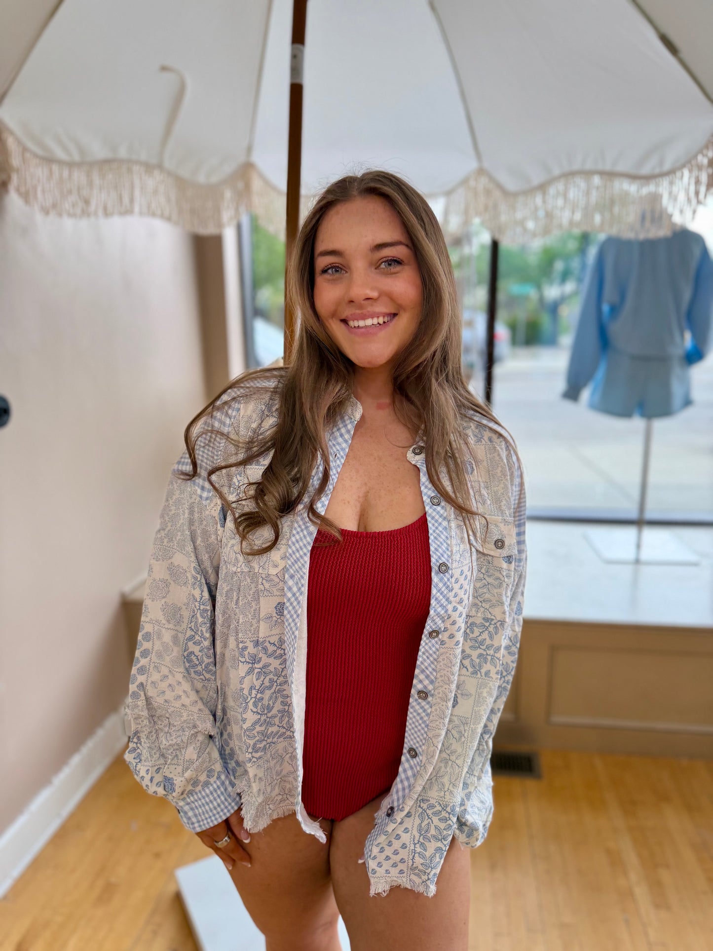 Bandana Button Down