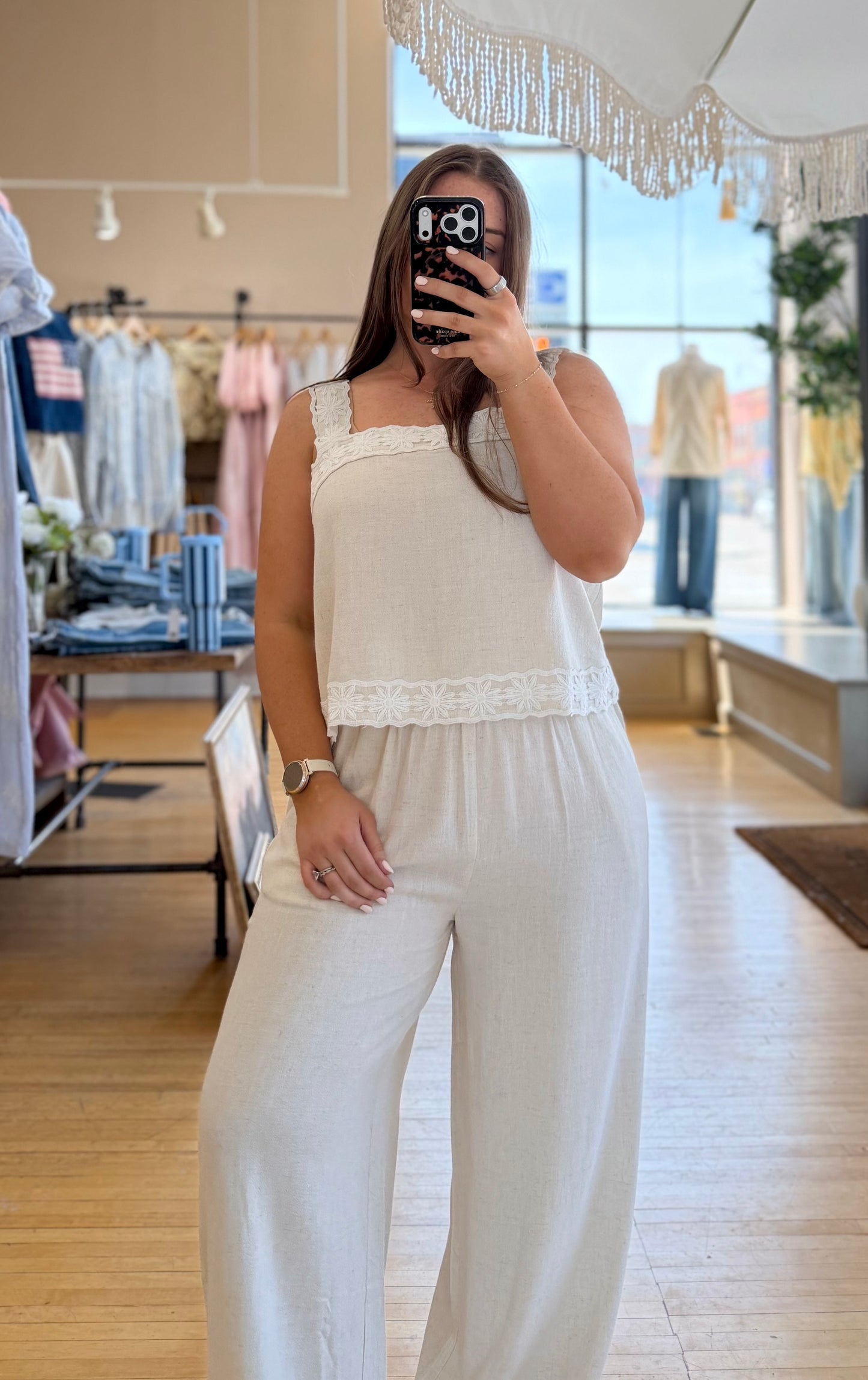 Addison Linen Matching Set