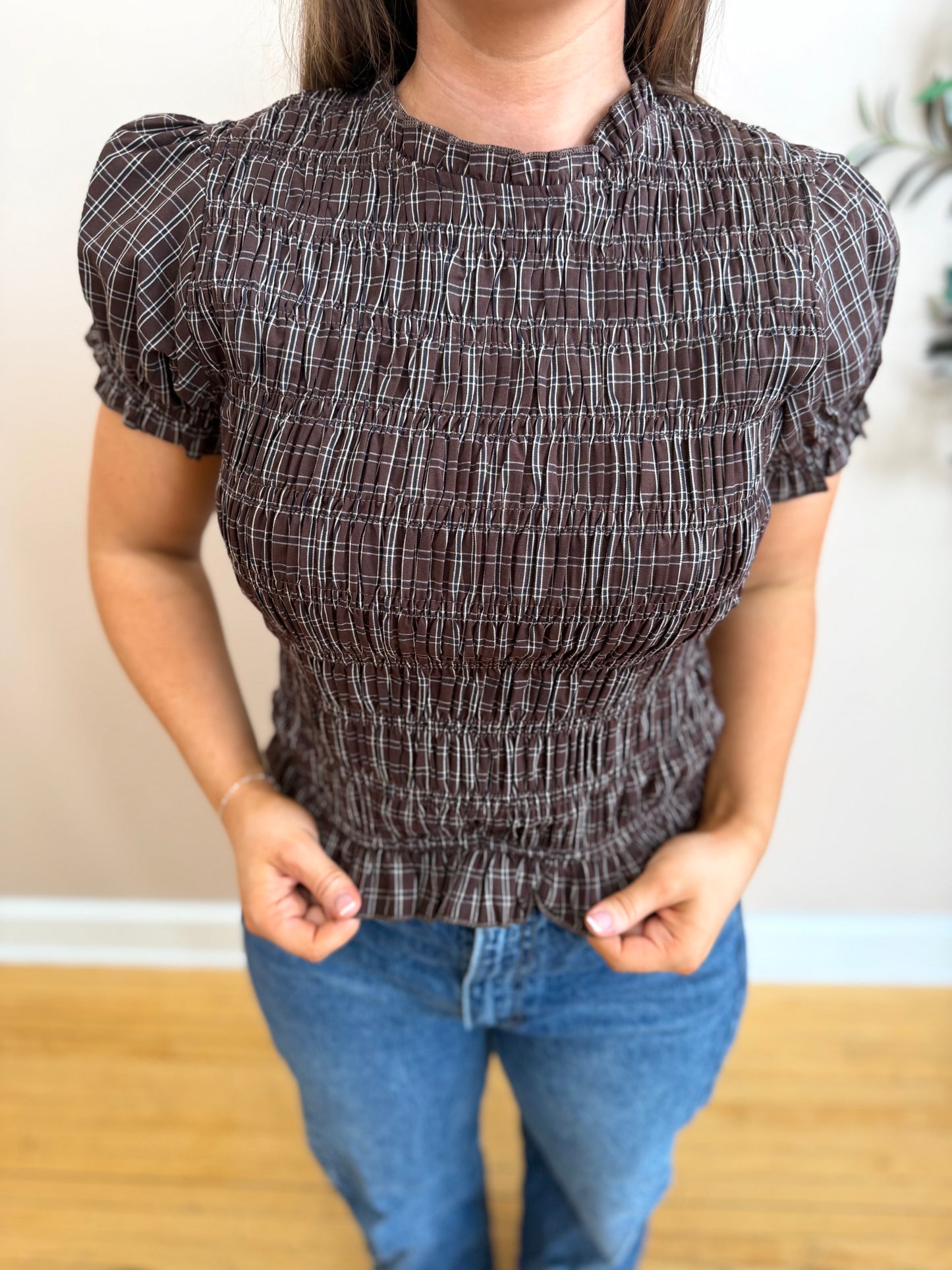 Luna Smocked Top