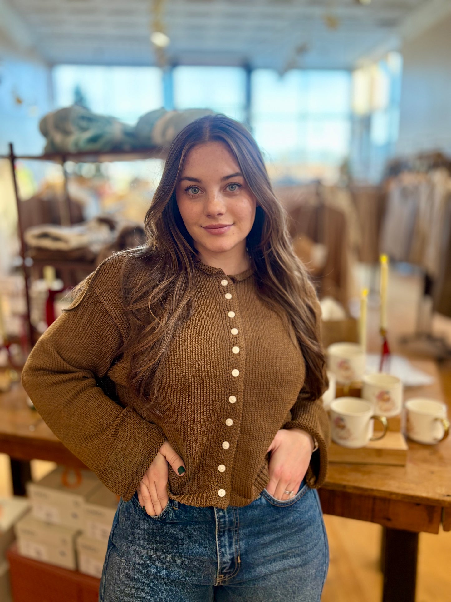 Carmel Mocha Cardigan