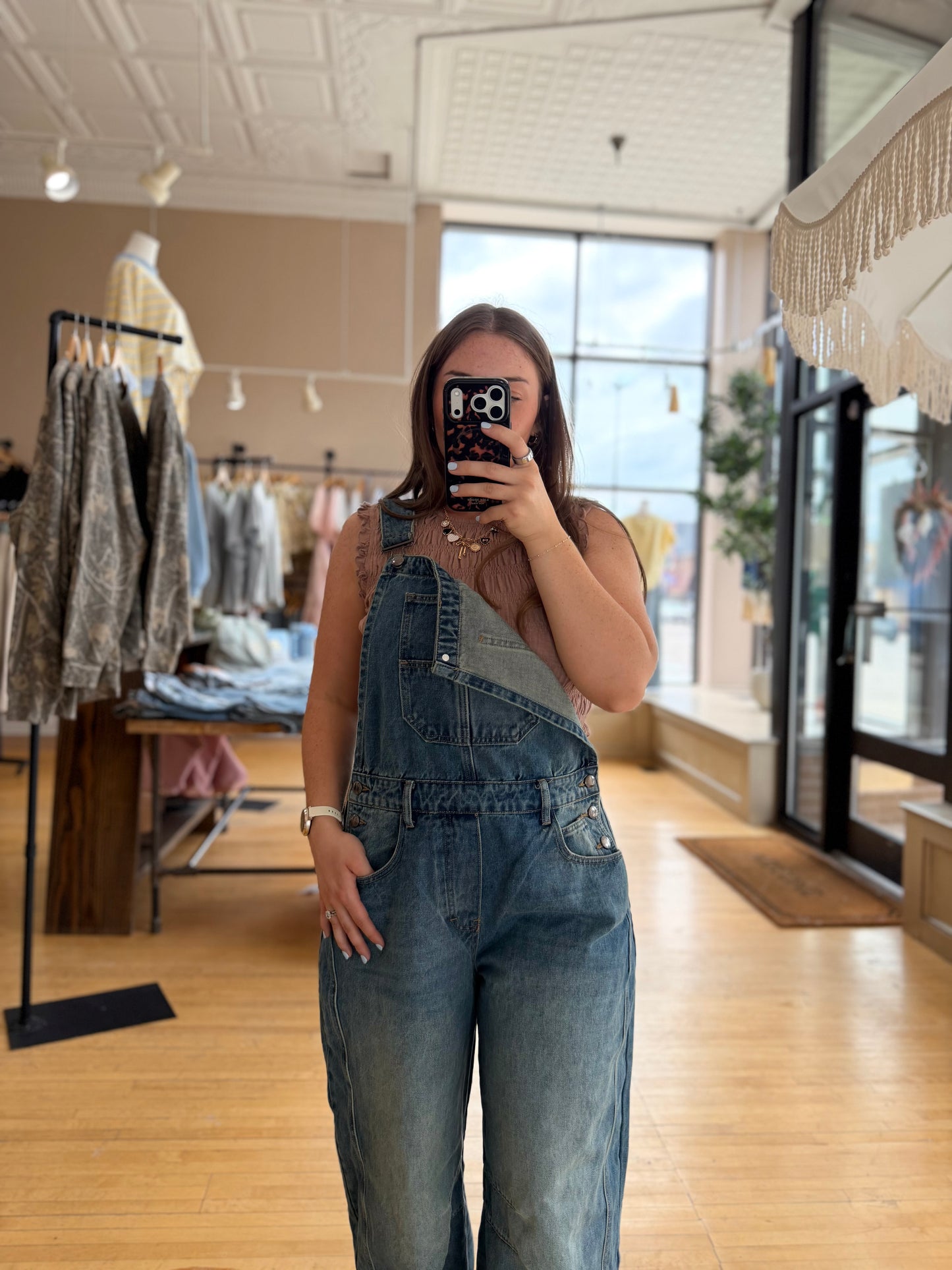 Denim Overalls