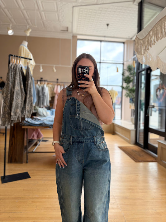 Denim Overalls