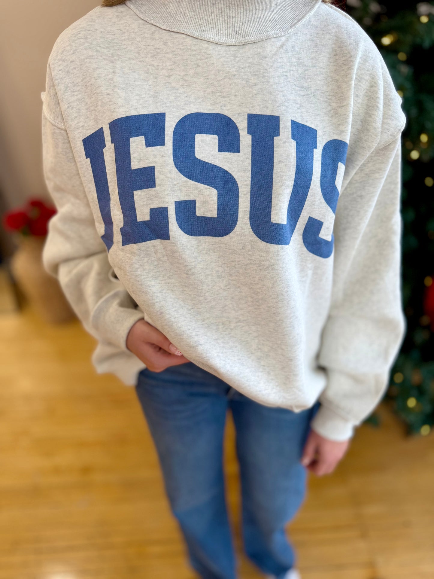 Jesus Mock Neck