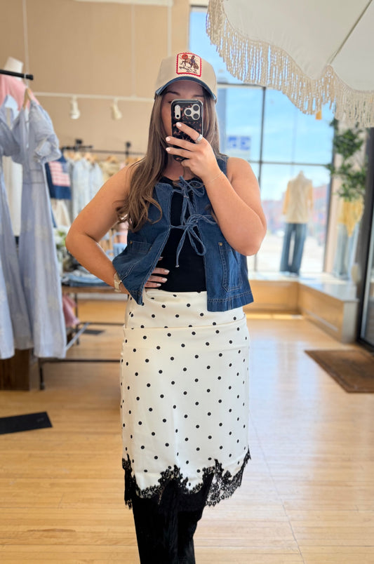 Blake Polka Dot Skirt