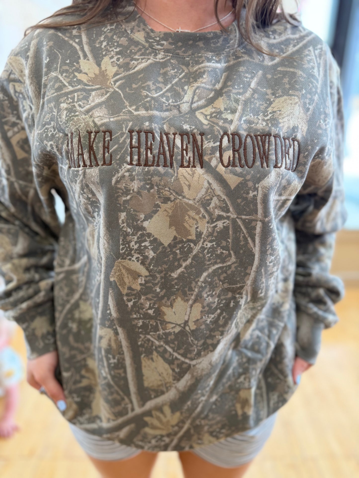 Make Heaven Crowded Crewneck