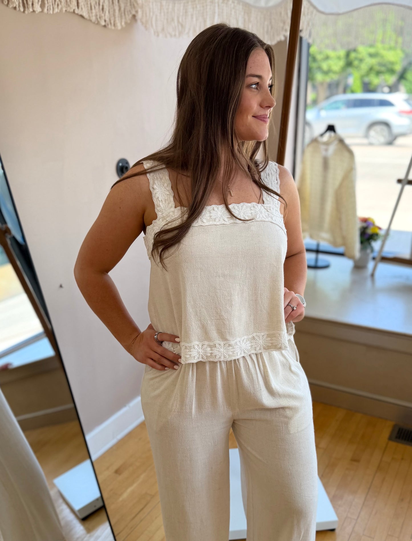 Addison Linen Matching Set