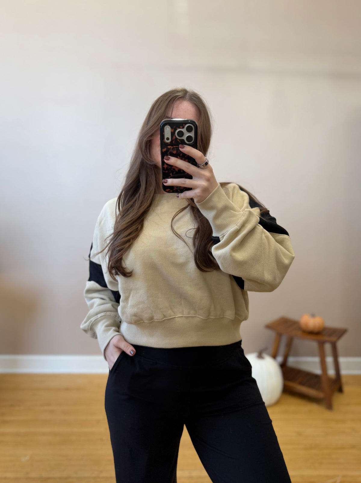 Katie Cropped Crewneck