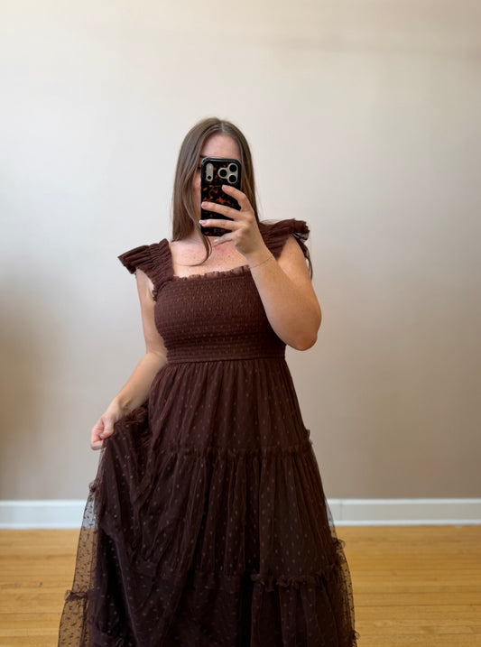 Bella Smocked Midi Dress