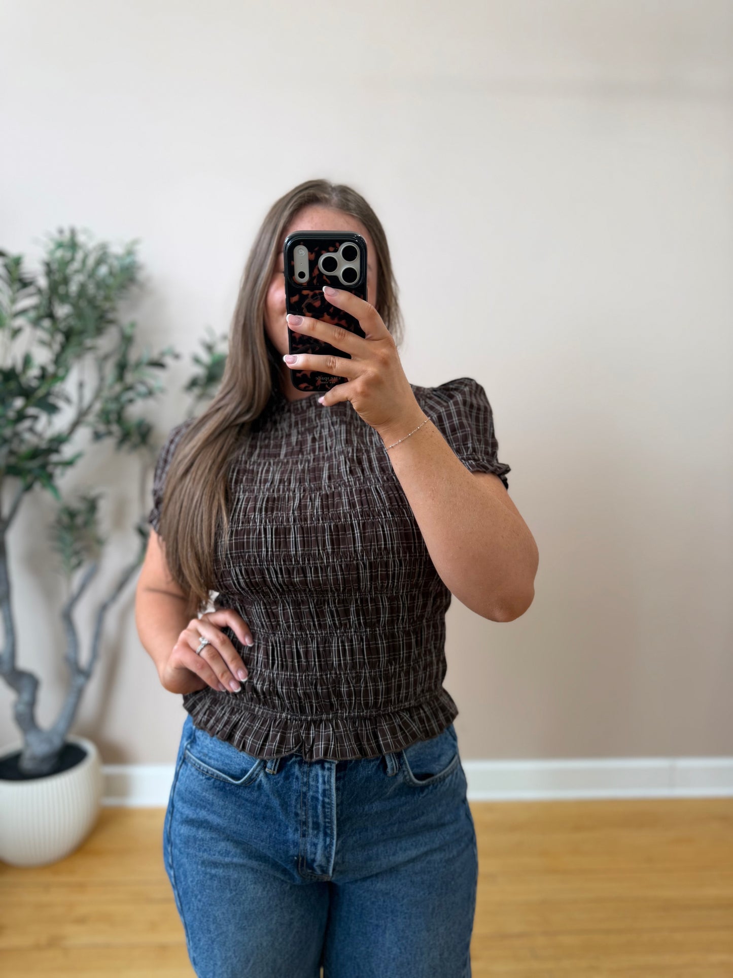 Luna Smocked Top