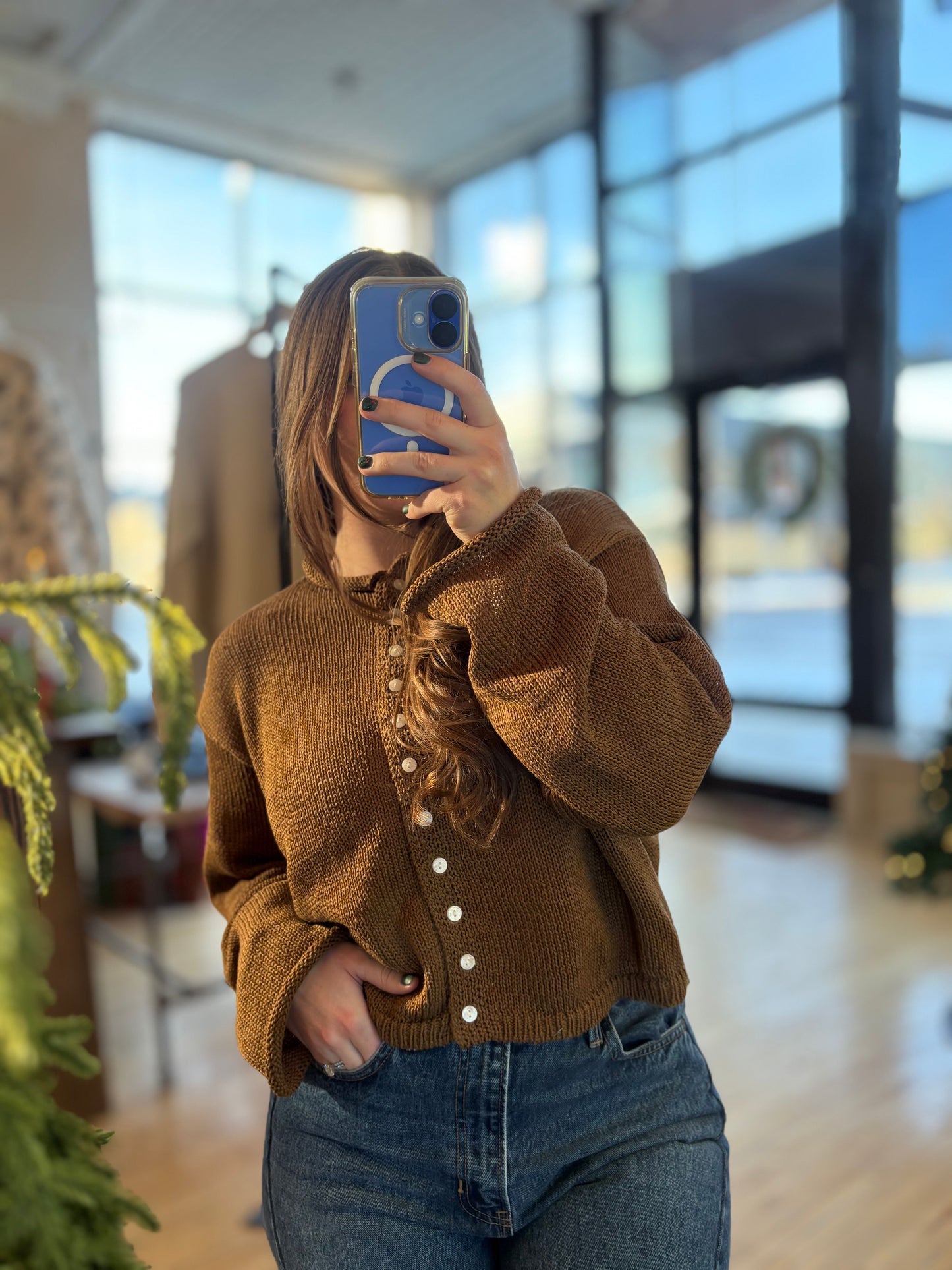 Carmel Mocha Cardigan