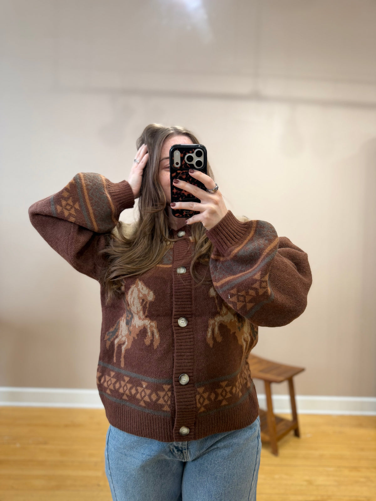 Western Sweater Cardigan