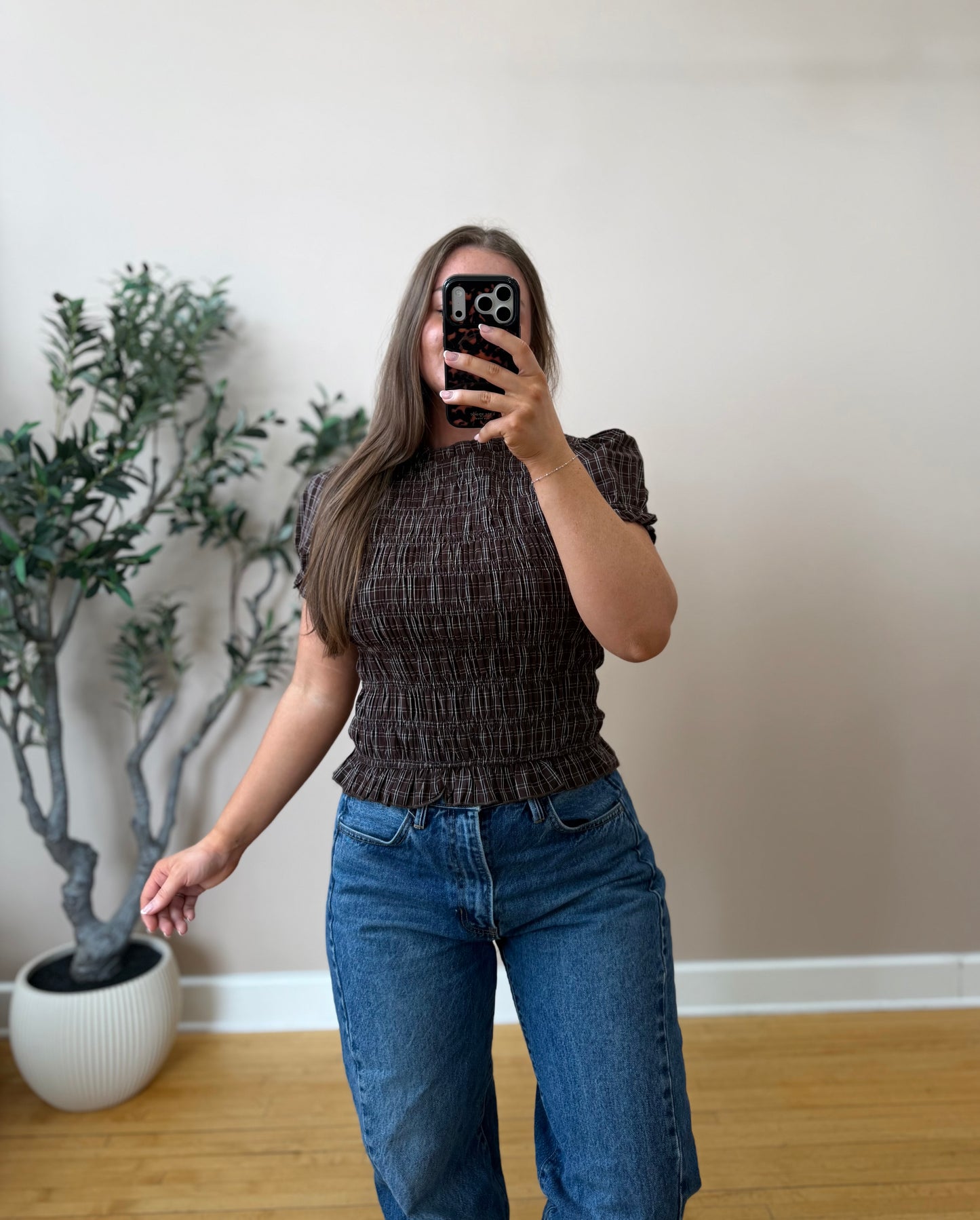 Luna Smocked Top