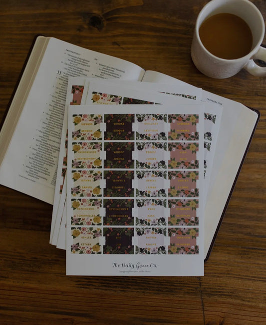 Magnolia Floral Bible Tabs
