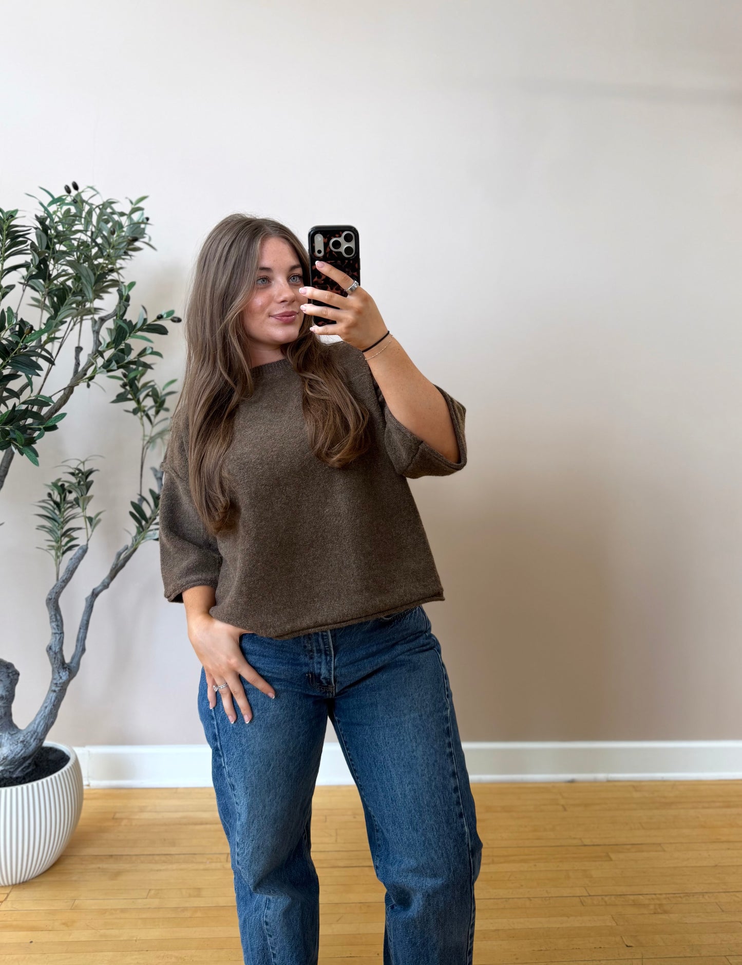 Alana Short Sleeve Sweater