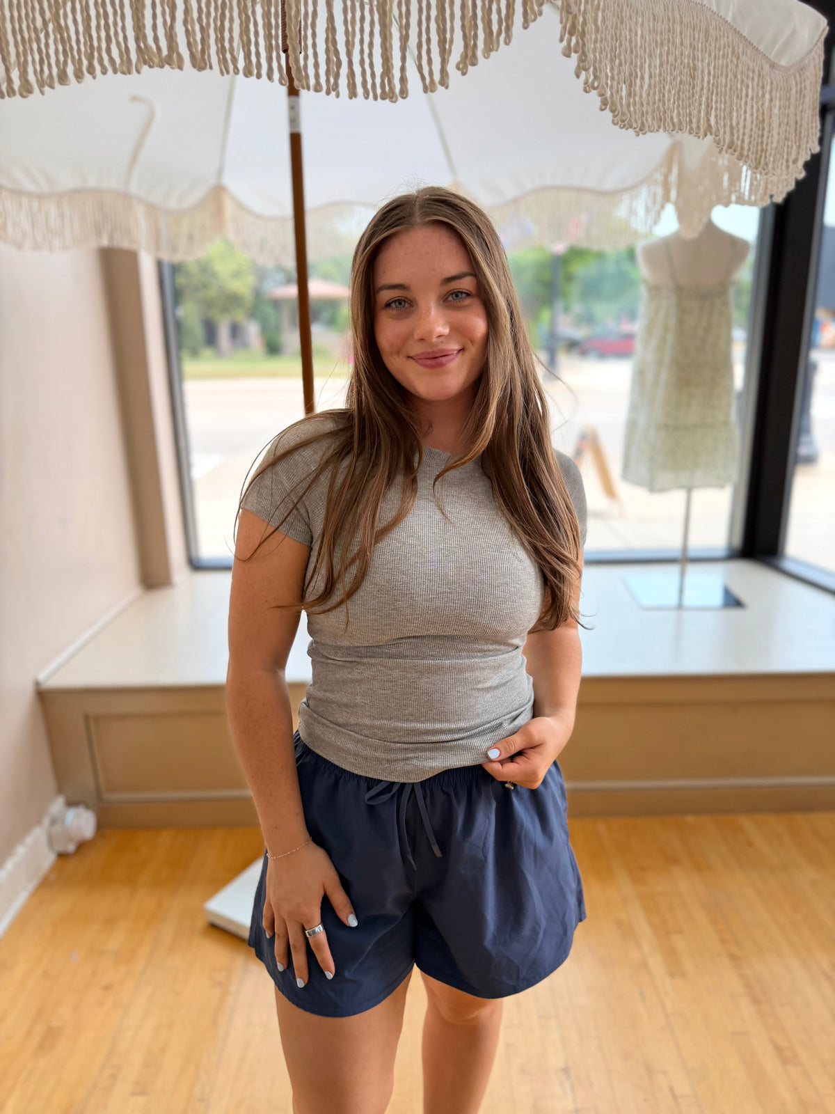 Athleisure Ribbed Top