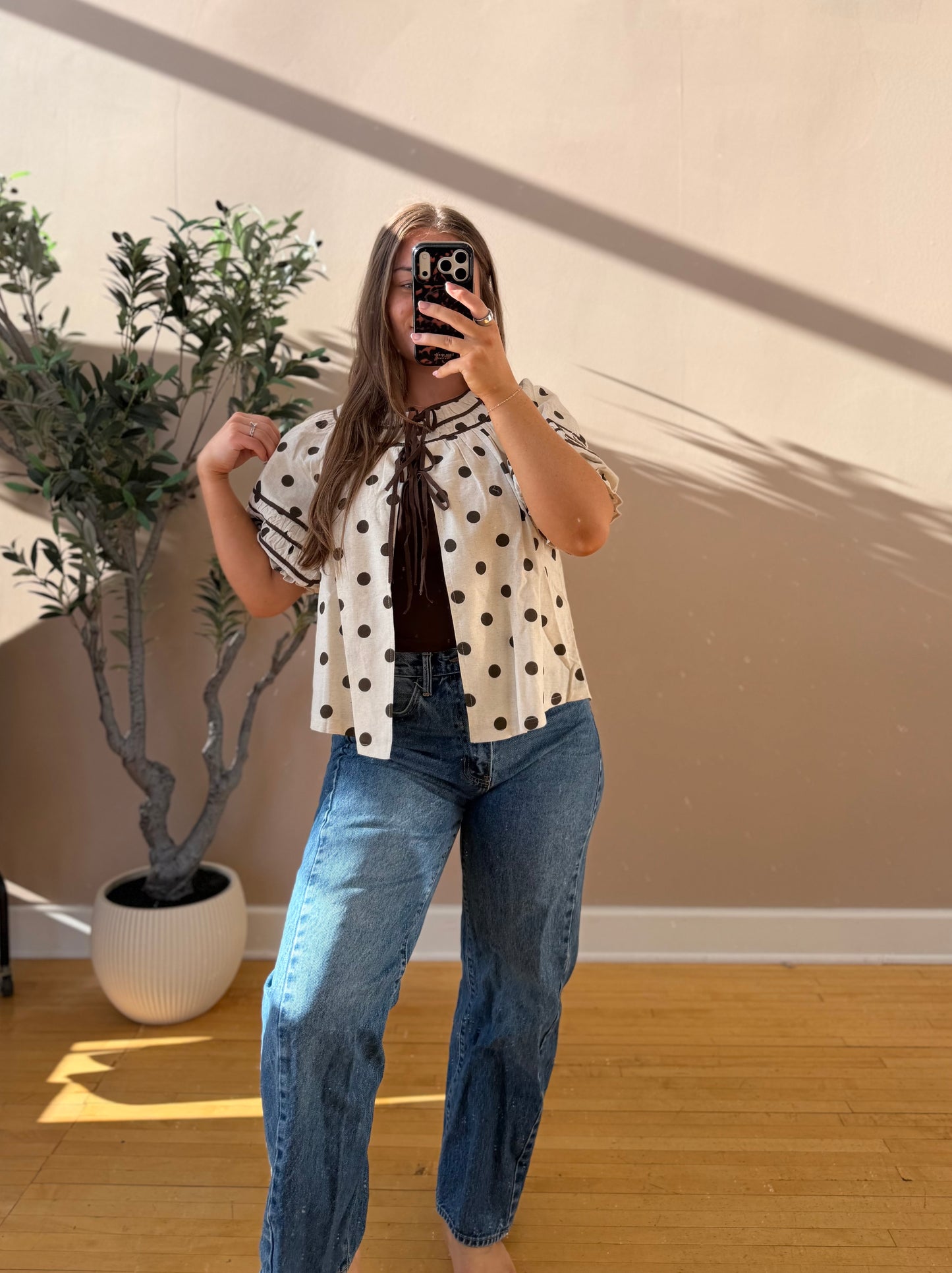 Mae Tie Blouse