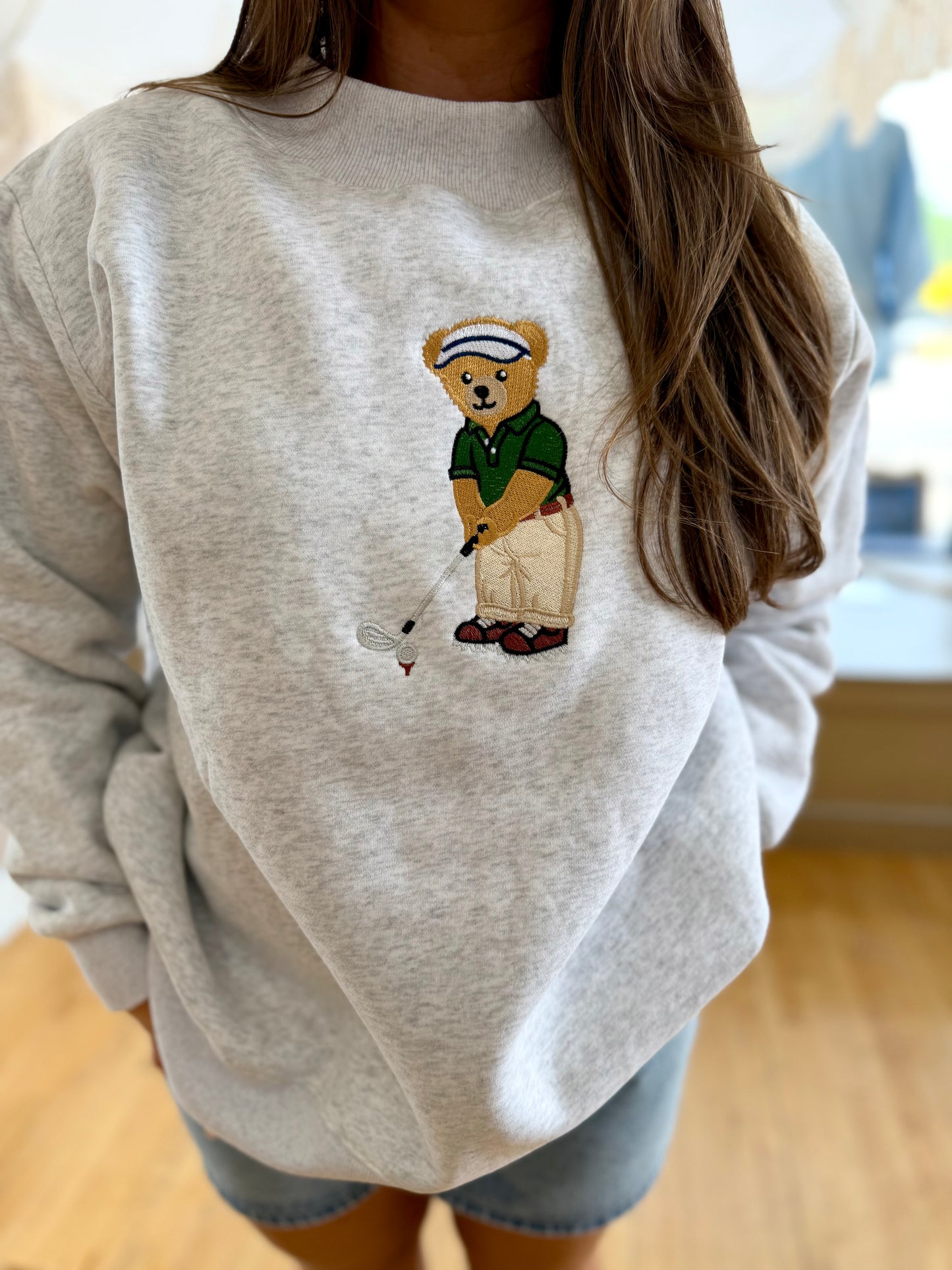 Teddy Golfing Mock Neck