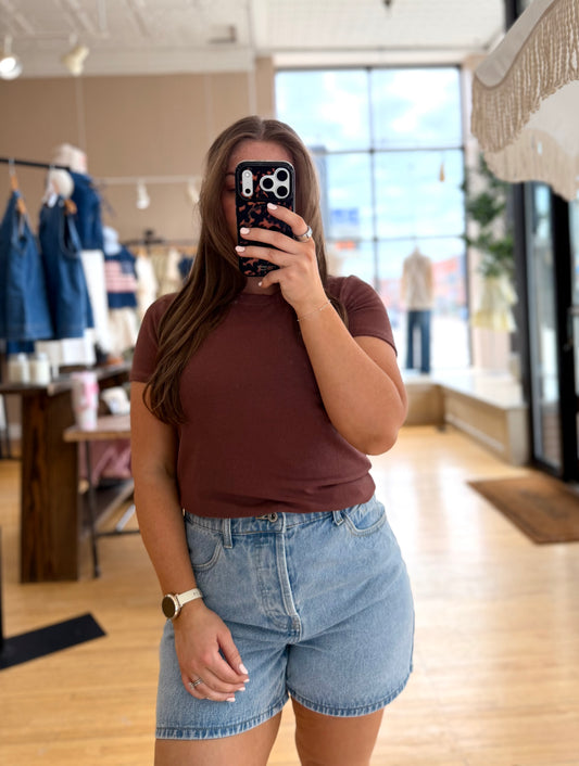 Bobbie Ribbed Top