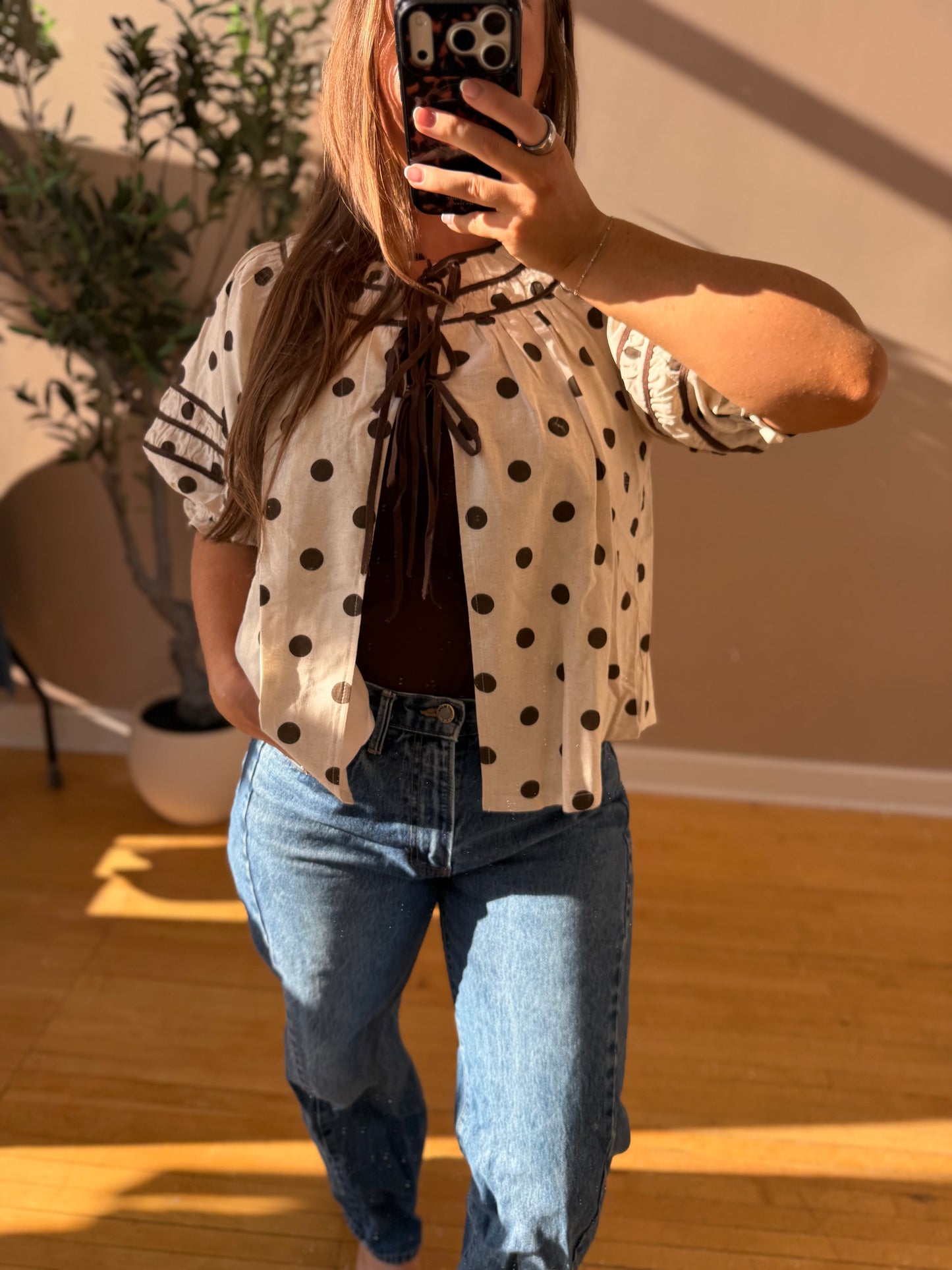 Mae Tie Blouse