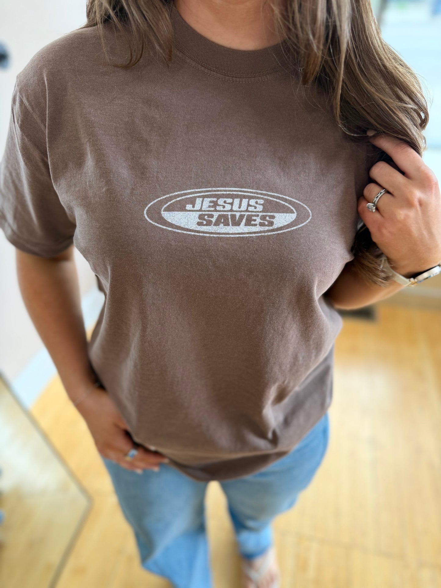 Jesus Saves Tee