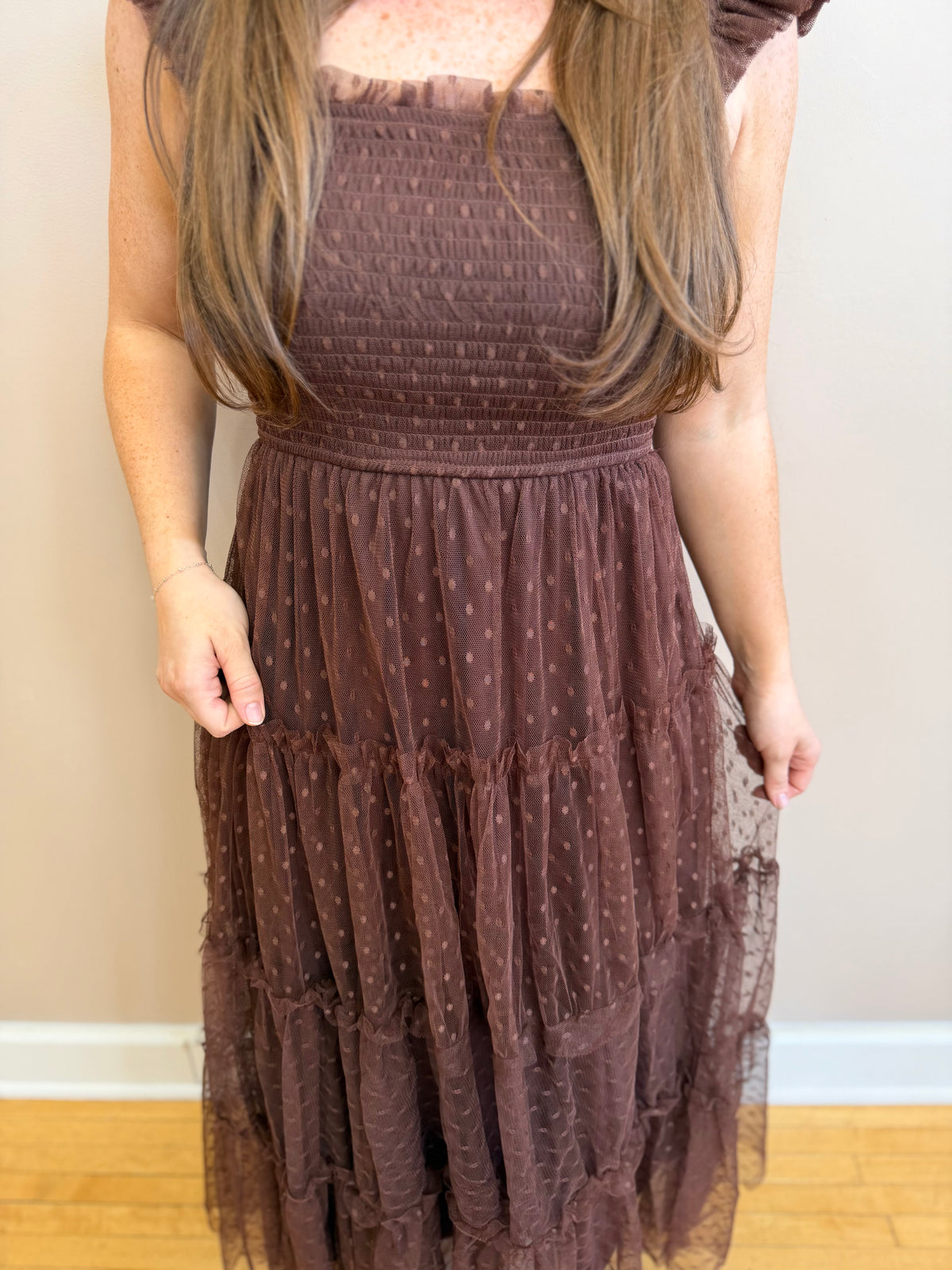 Bella Smocked Midi Dress