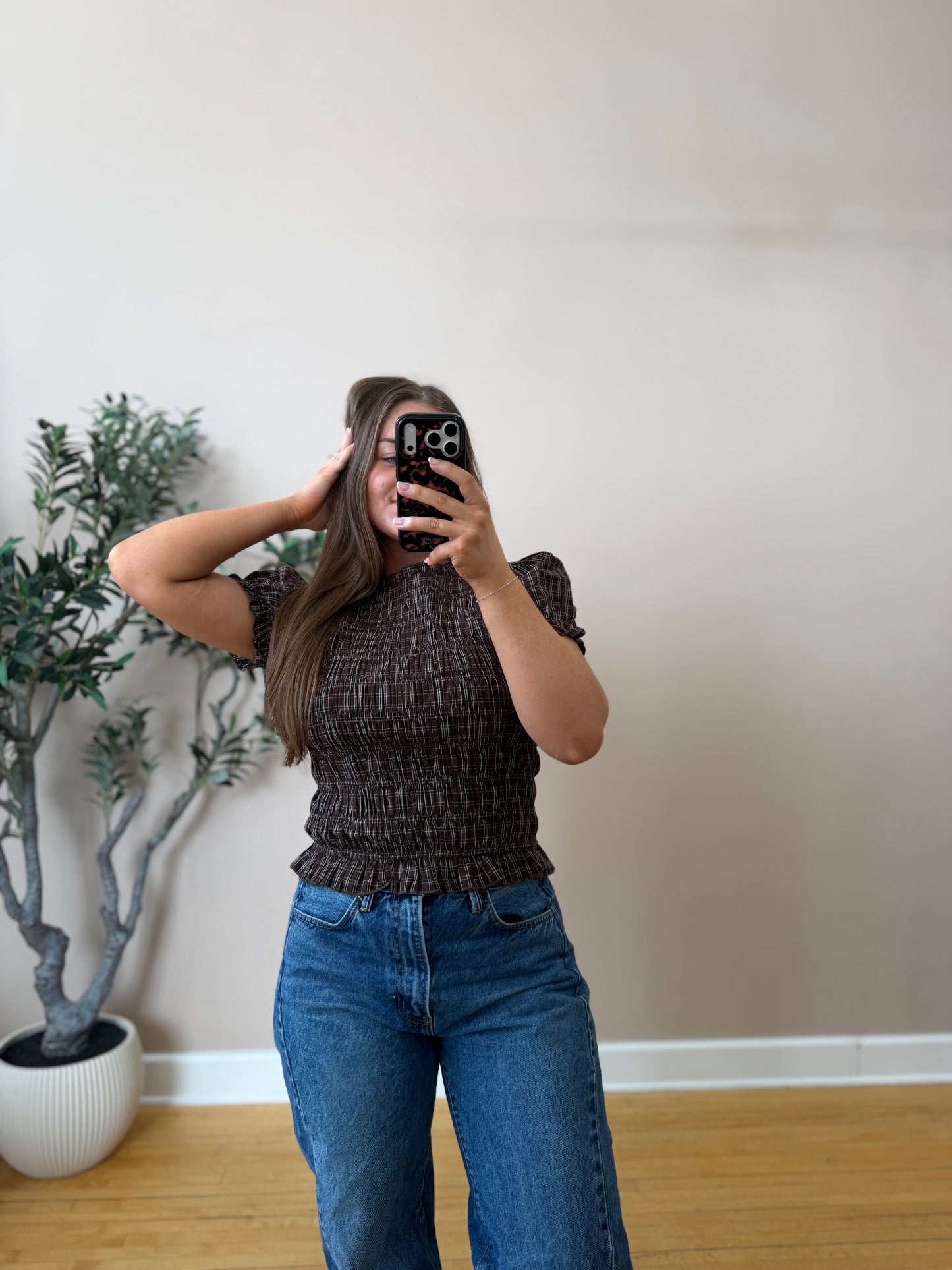 Luna Smocked Top