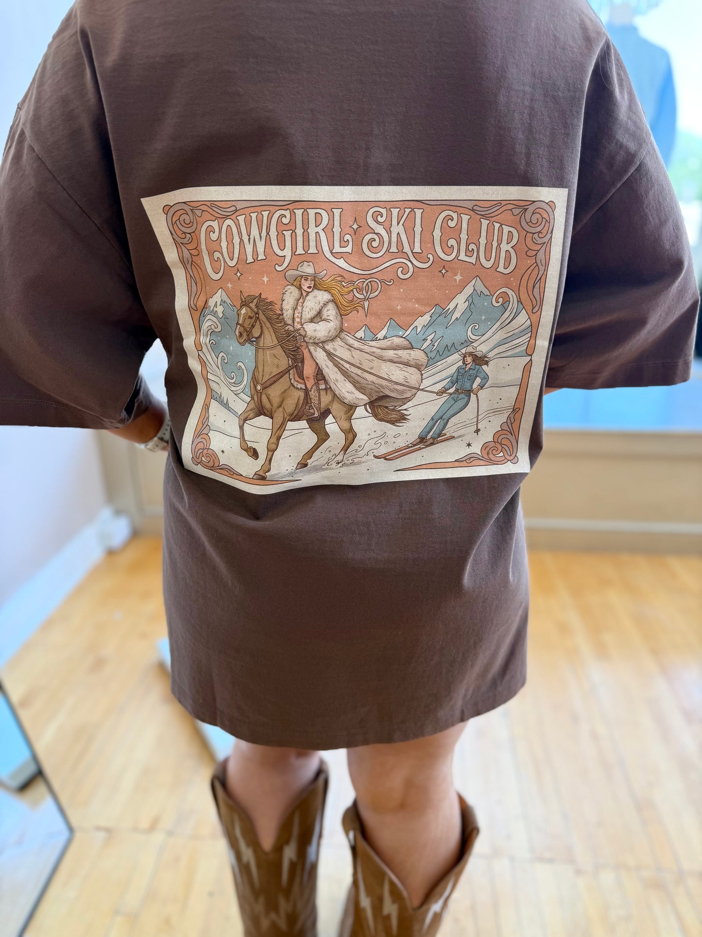Cowgirl Ski Club Tee