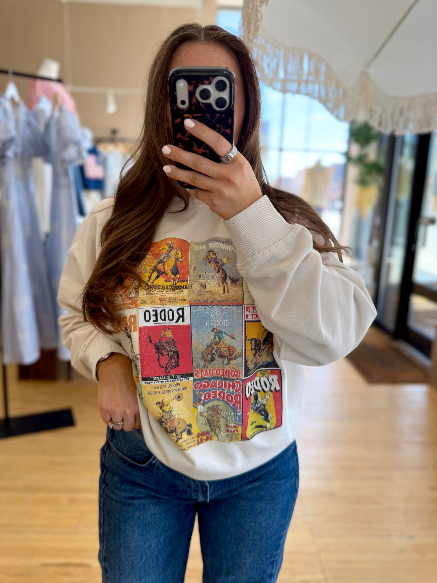 Cowboy Poster Crewneck