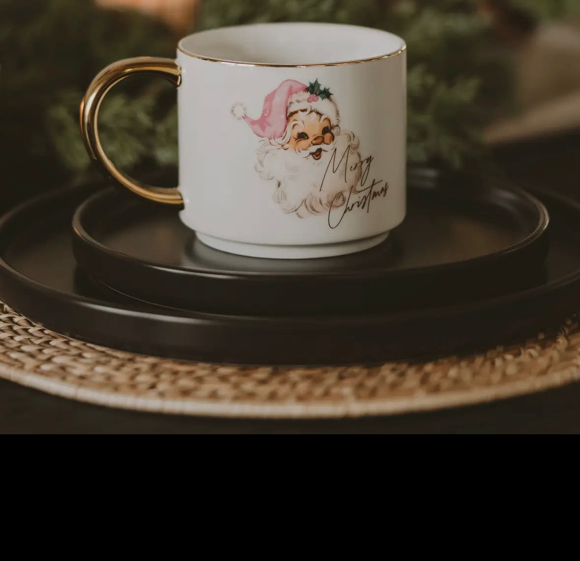 Vintage Santa Mug