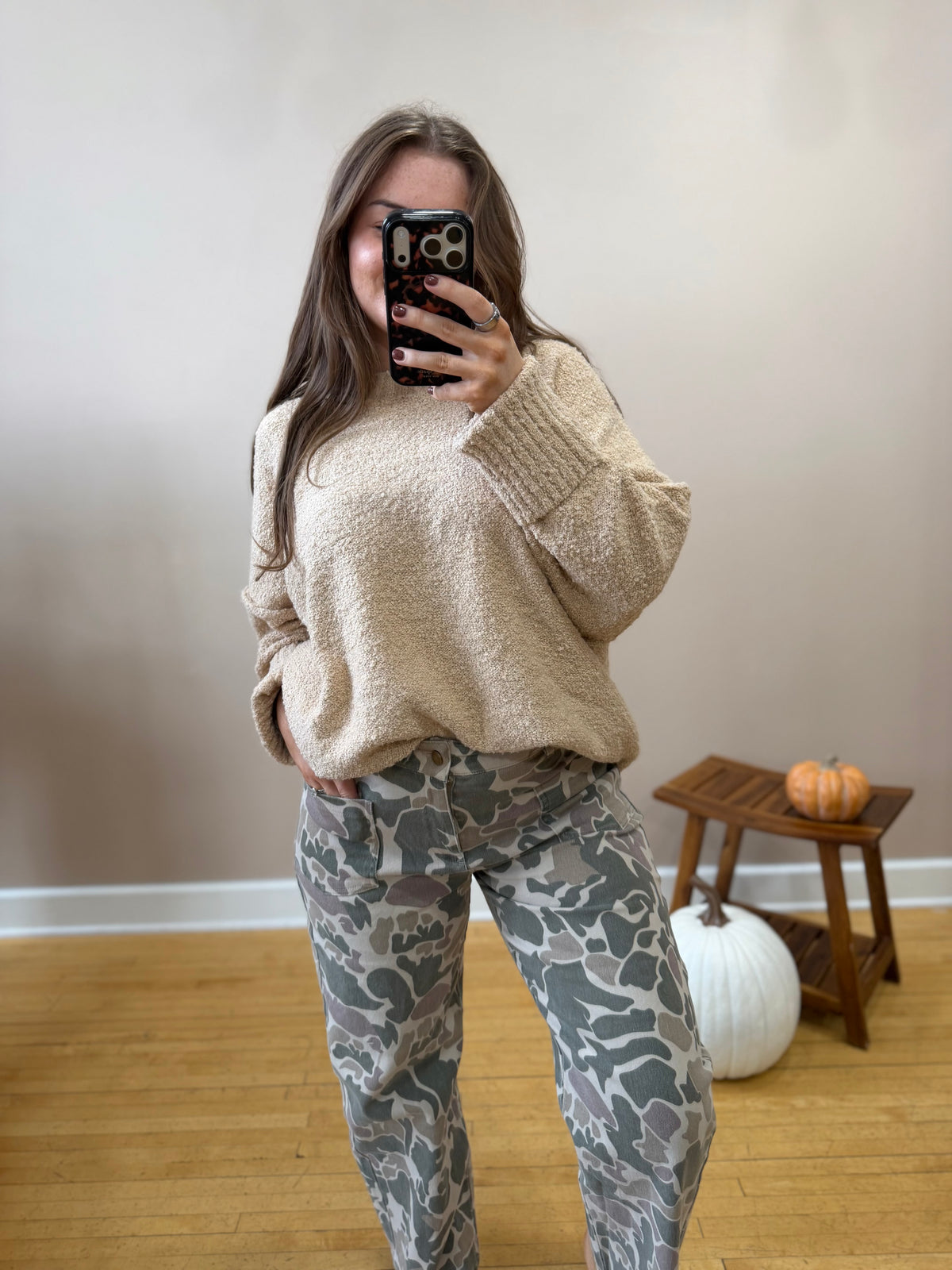 Camo Denim Pants