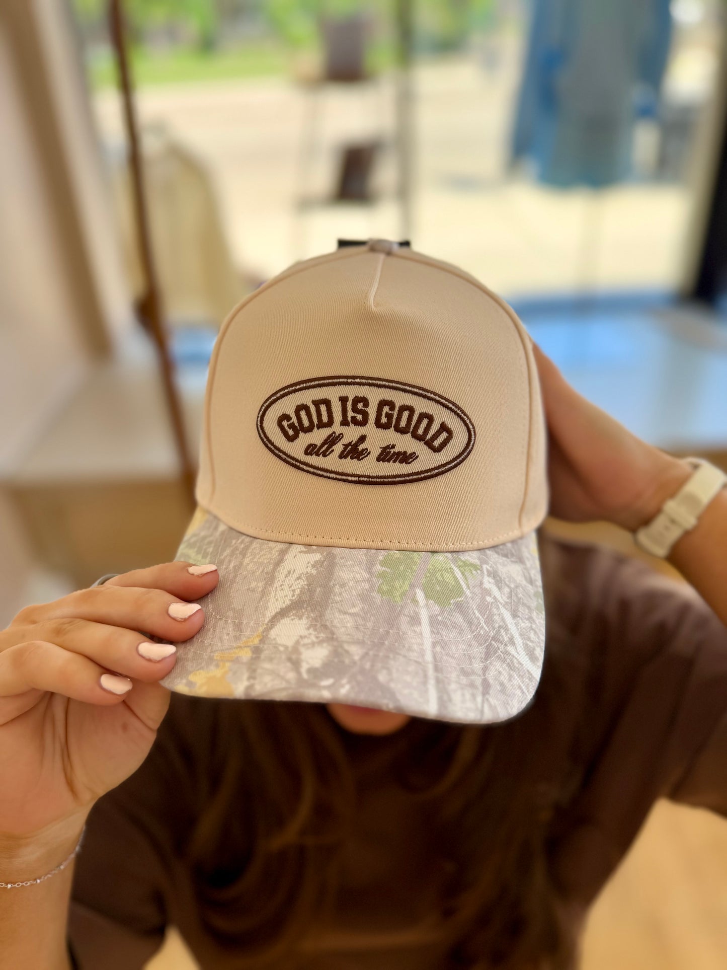 God Is Good Trucker Hat