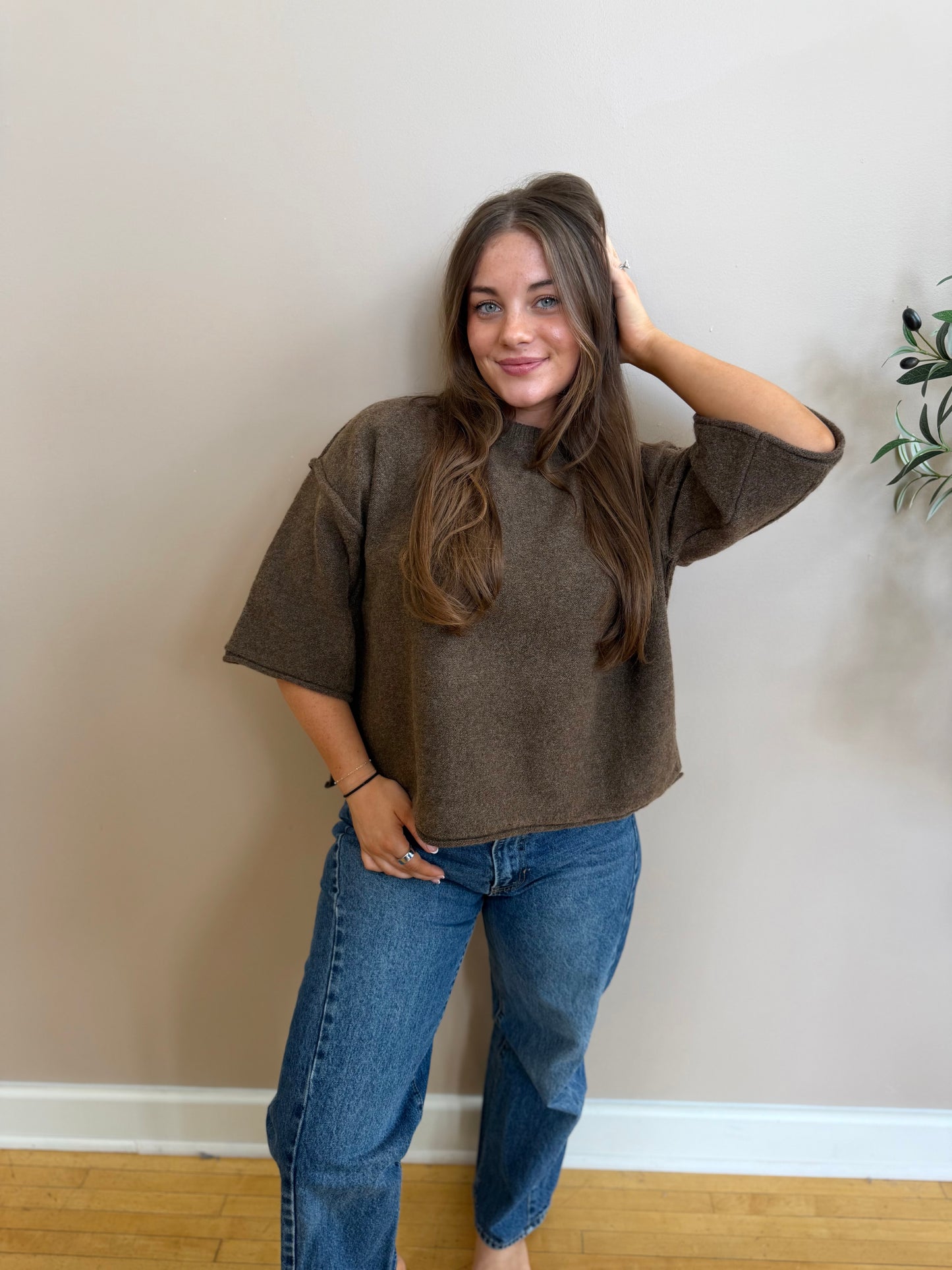 Alana Short Sleeve Sweater